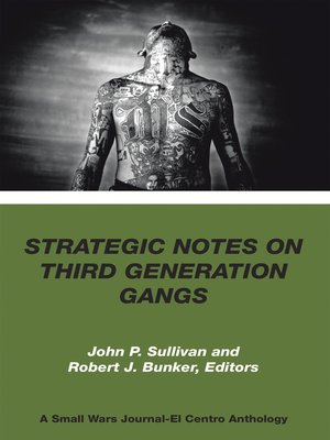 cover image of Strategic Notes on  Third Generation Gangs